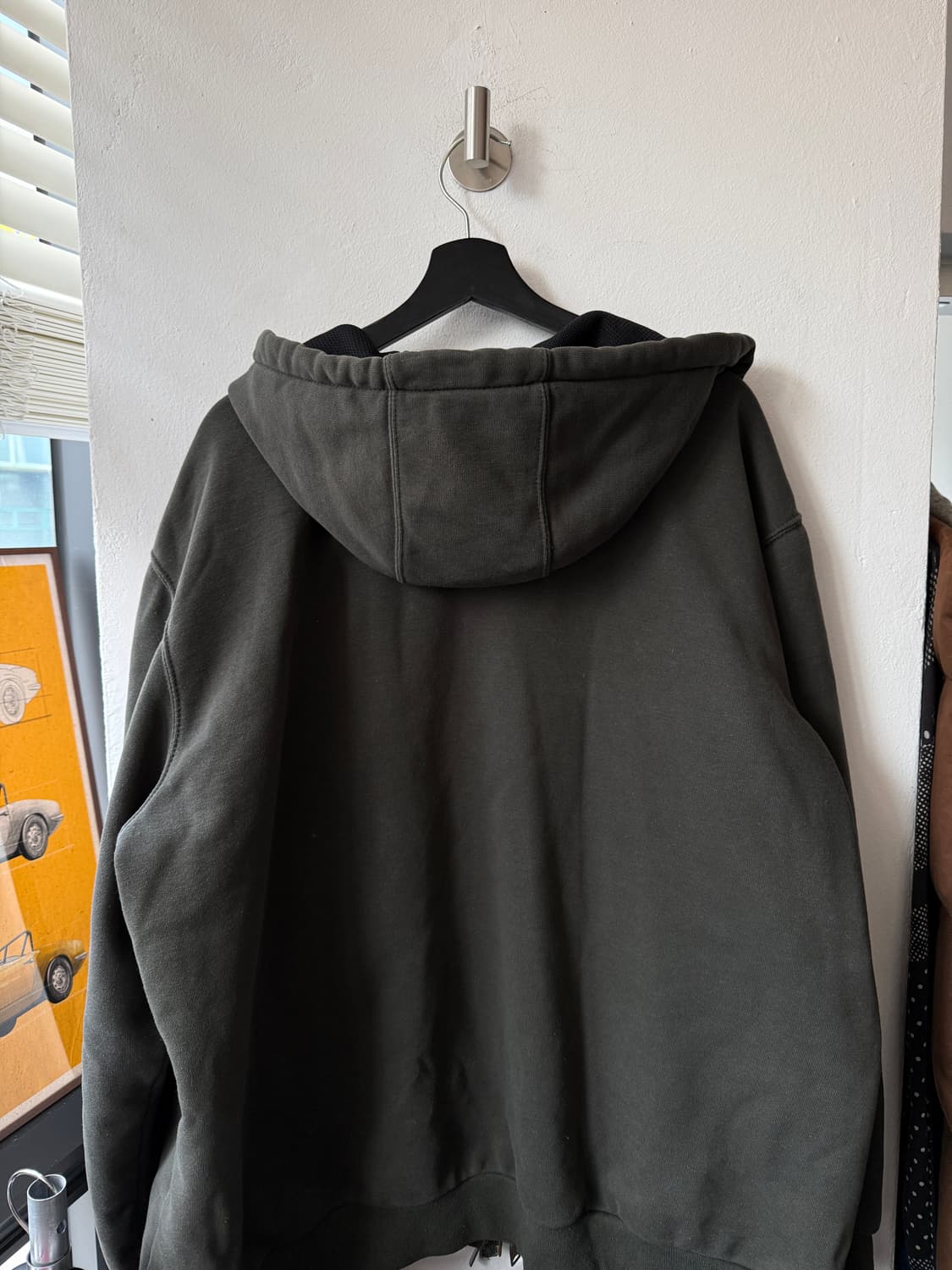 칼하트 레인디펜더 성조기 후드집업 그린  XL-XXL 상품이미지7