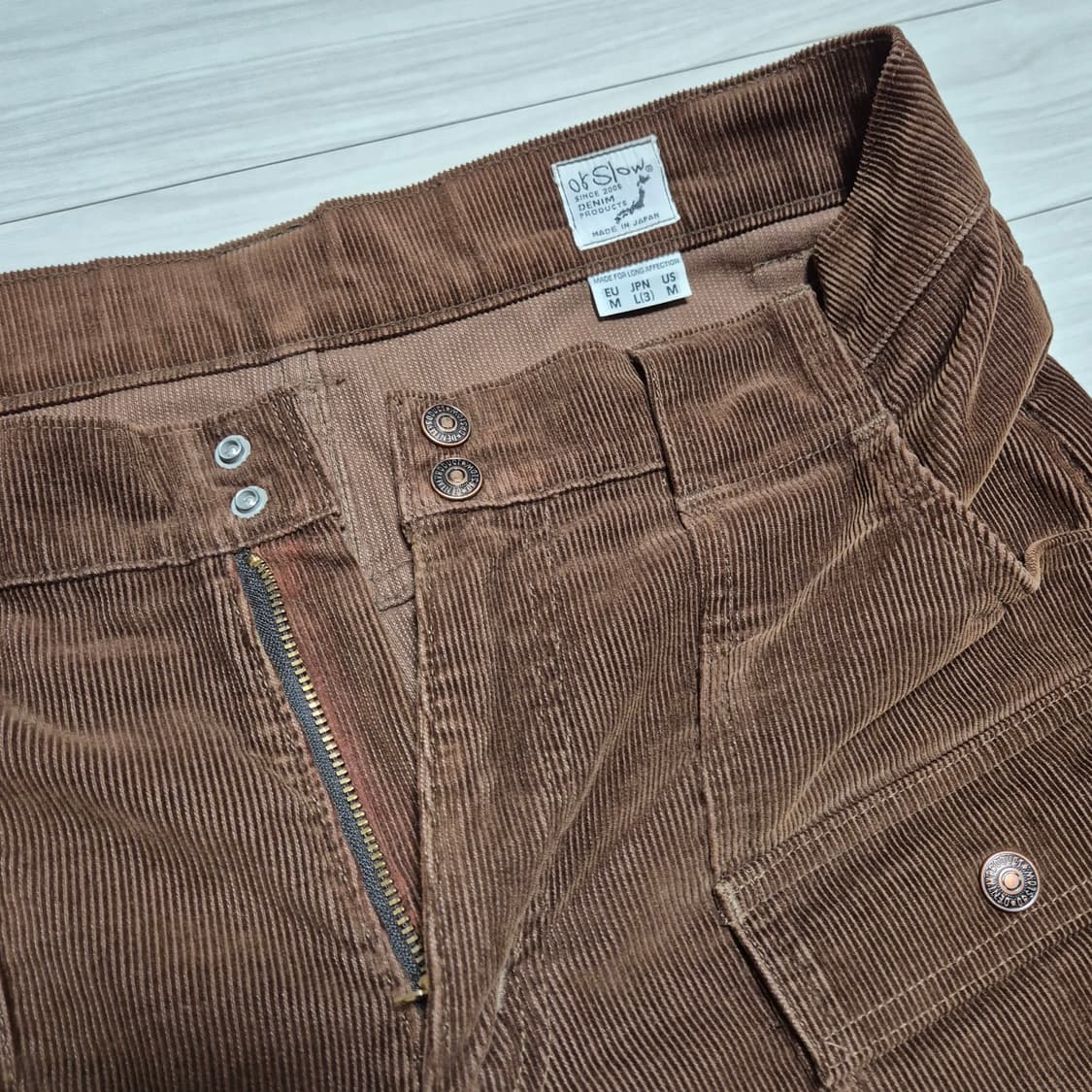 오어슬로우 (Orslow) 부쉬팬츠 코듀로이 3사이즈 상품이미지3