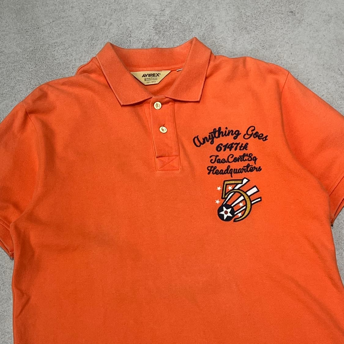 아비렉스 자수 반팔카라티 s10665 상품이미지3