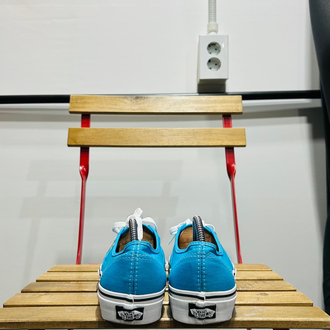 US8.5 265) 반스 운동화 남성 남자 신발 어센틱 블루 상품이미지4