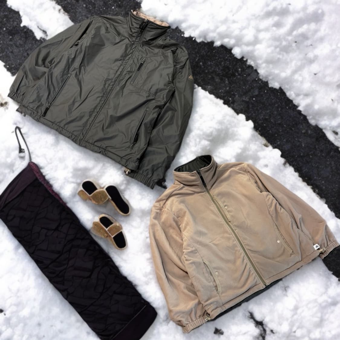 ACG 리버시블 플리스 자켓 (L-XL) 카키 상품이미지2