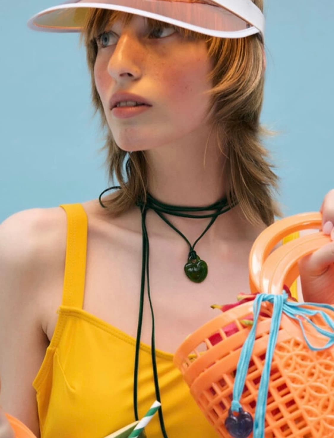 plow 플로우 미니하트 호마이카 목걸이 상품이미지1