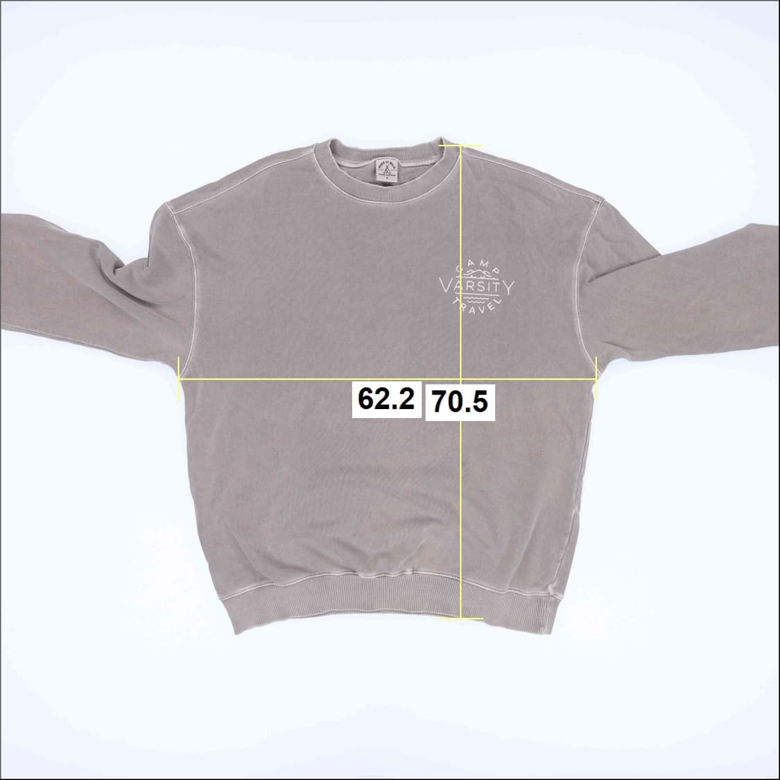 [L] 트래블 피그먼트 맨투맨 스웻셔츠 0115J 상품이미지7