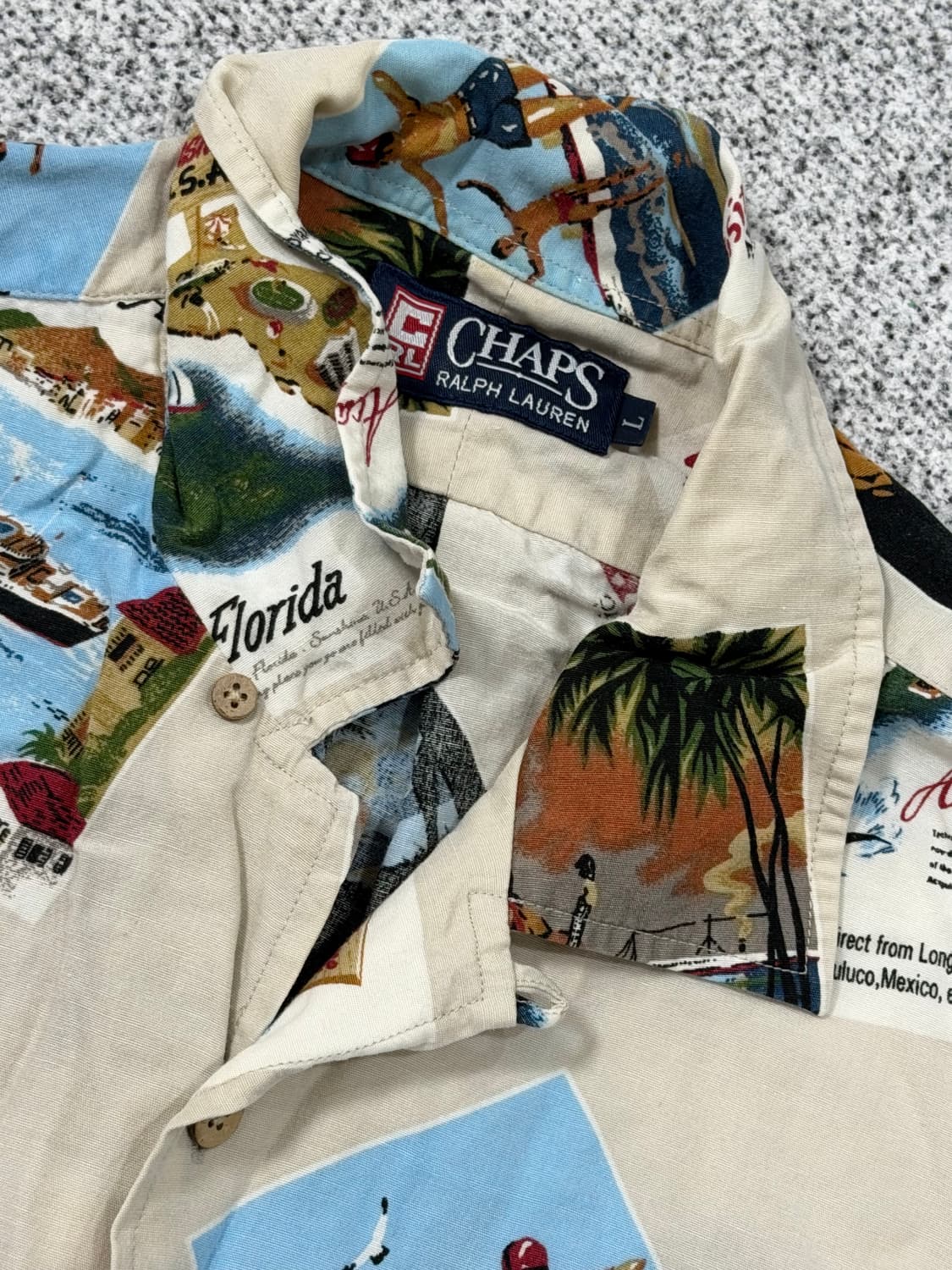 챕스랄프로렌 오픈카라 셔츠 상품이미지4