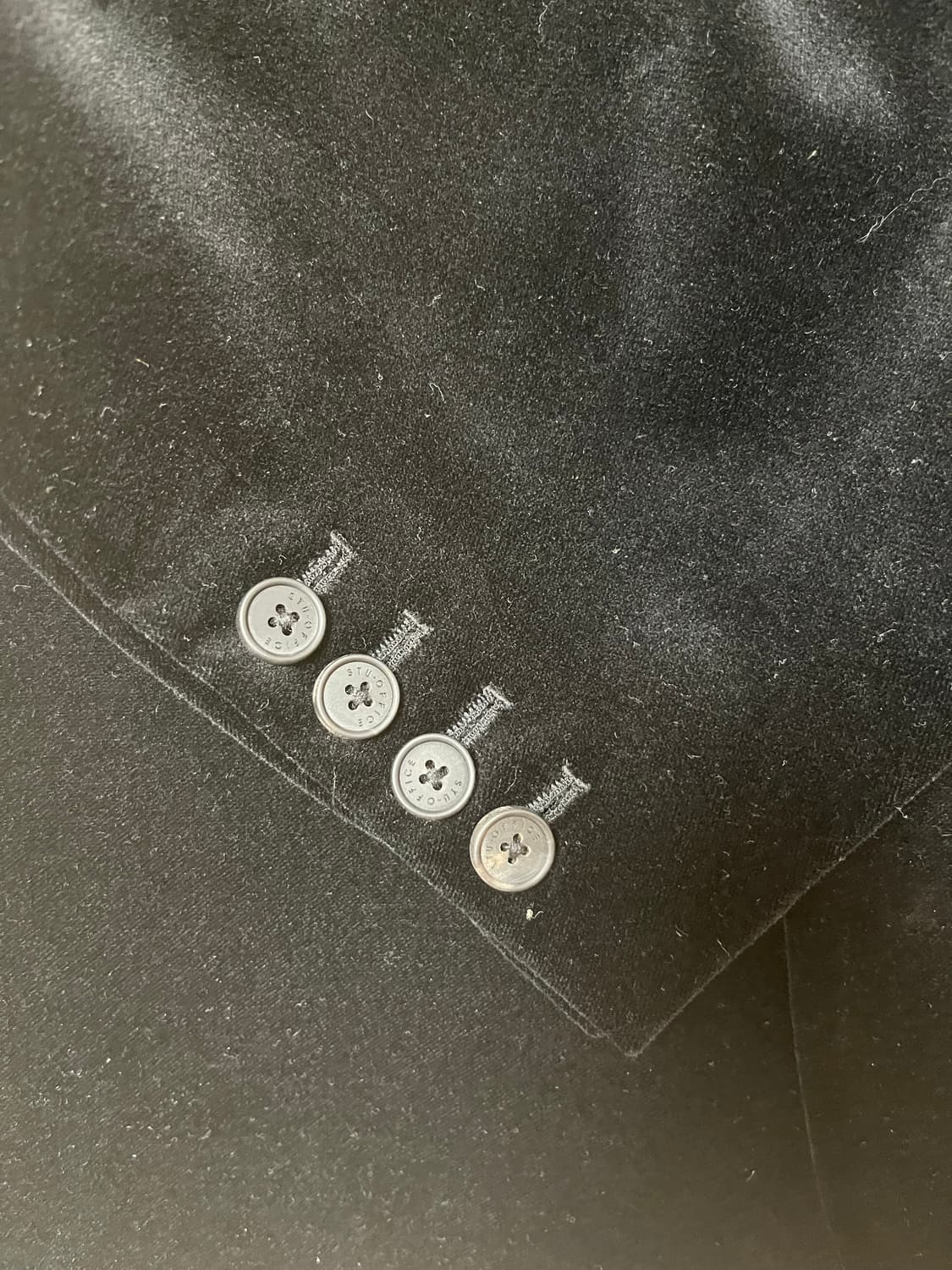 Stu office 벨벳 블레이져 상품이미지5