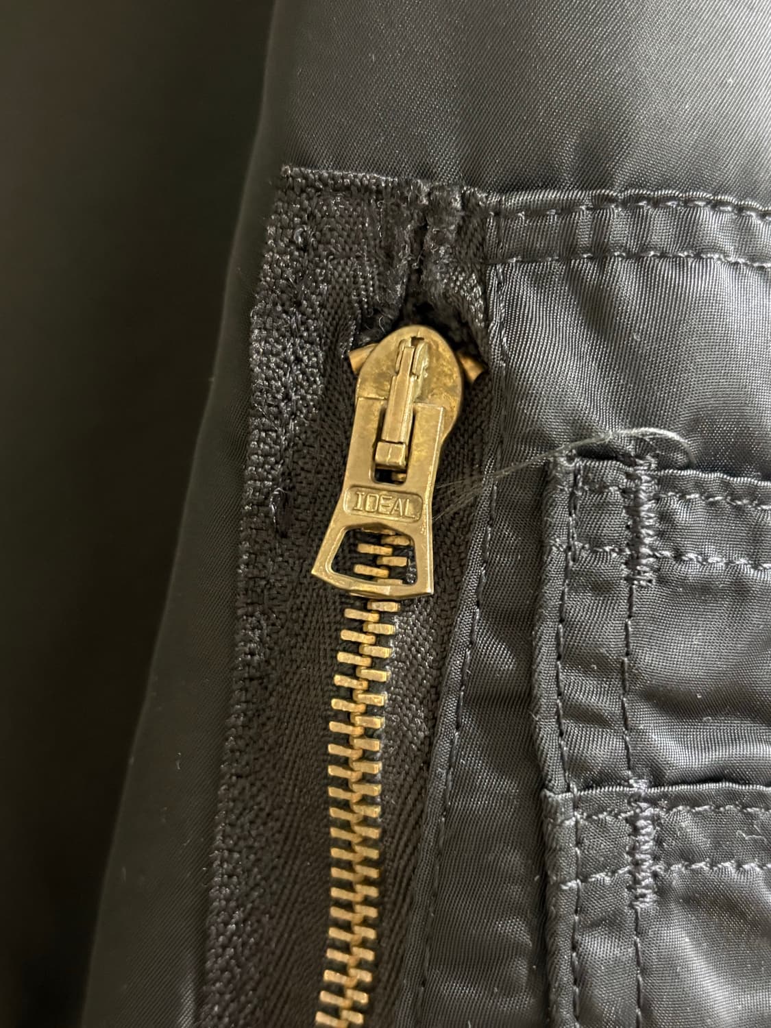 90s 알파인더스트리 ma-1 봄버 블랙 상품이미지7