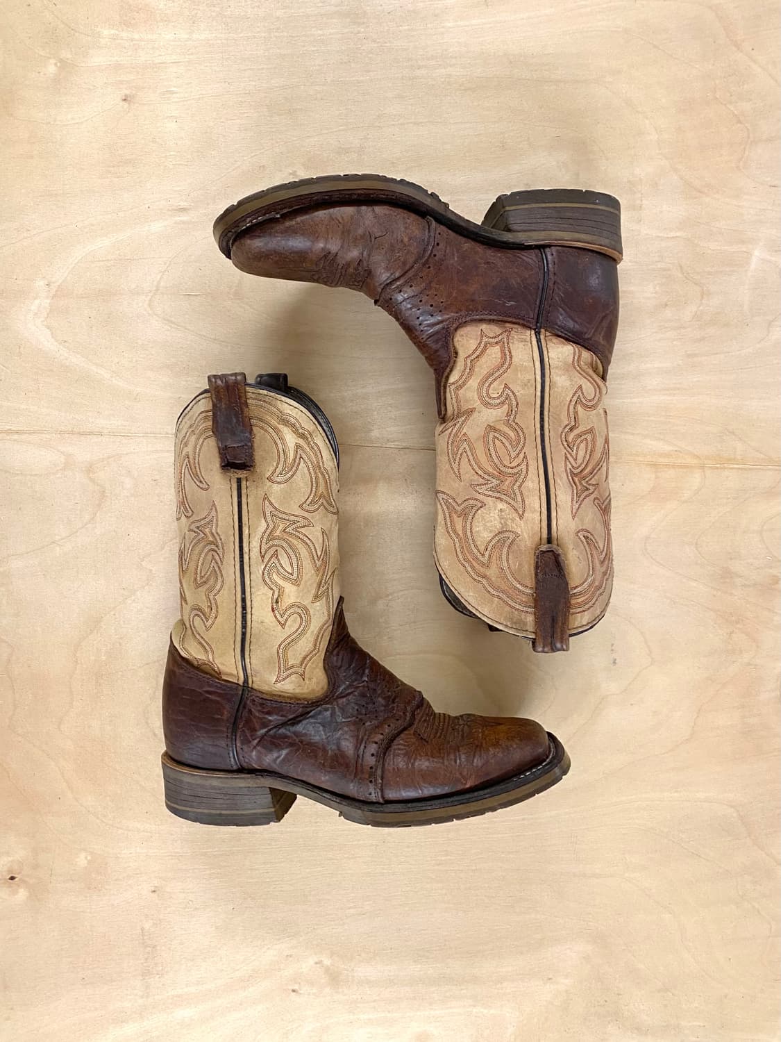 VTG square toe western boots 스퀘어토 웨스턴 부츠 상품이미지1