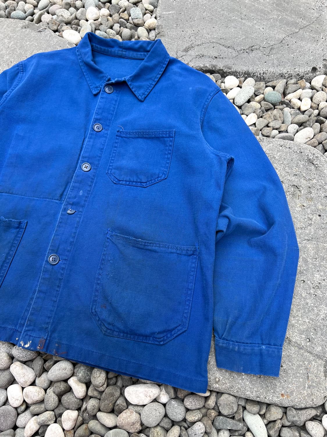 OLD VINTAGE WASHING BLUE 빈티지프렌치워크자켓 상품이미지7