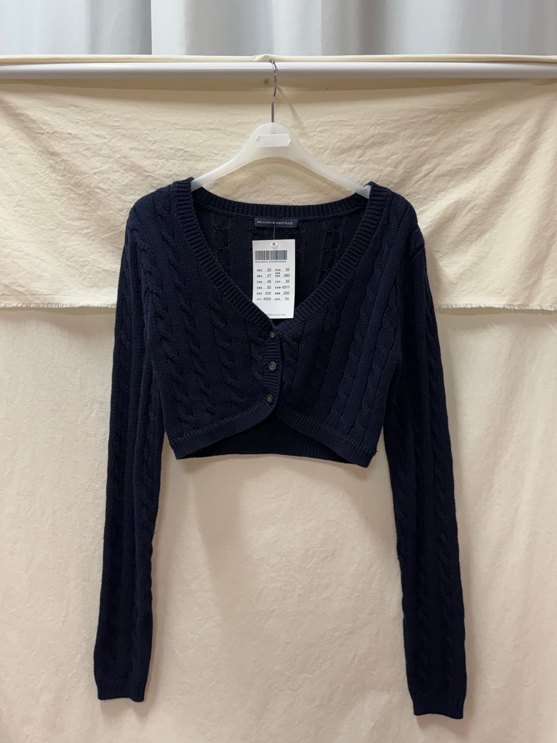브랜디멜빌 크롭 니트티 상품이미지1