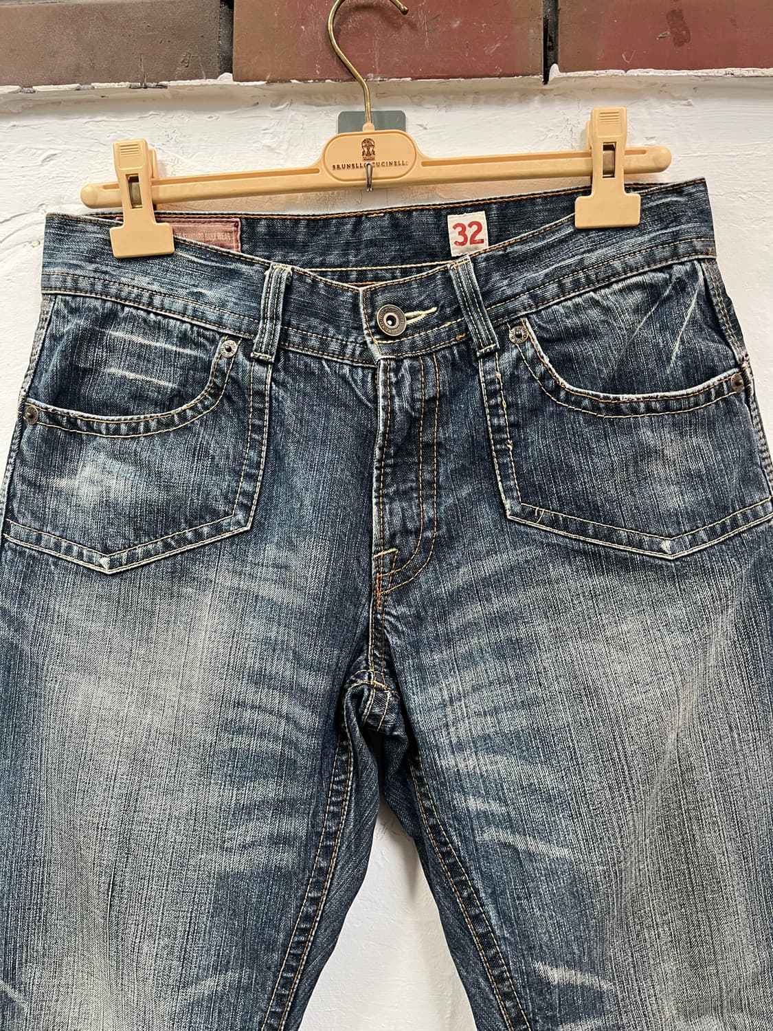 Rush Hour 빈티지 워싱 데님 팬츠 W32 상품이미지2