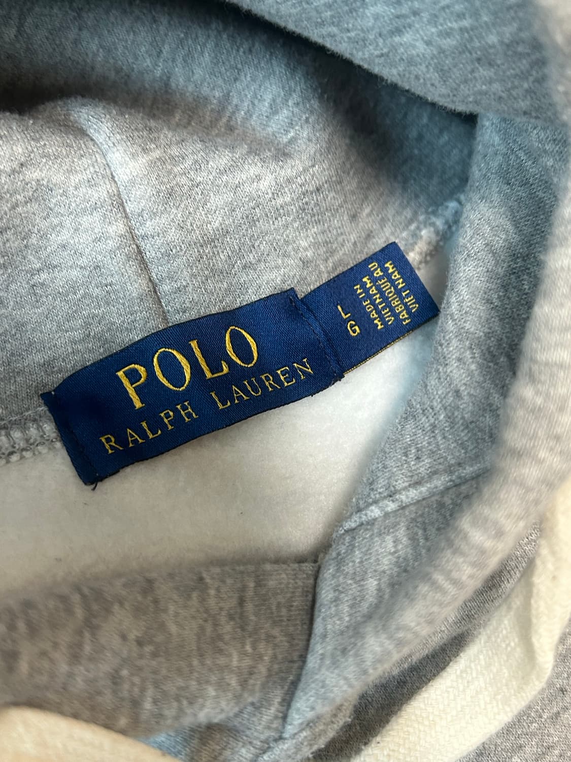 폴로 랄프로렌 신형 그레이 후드티 상품이미지5
