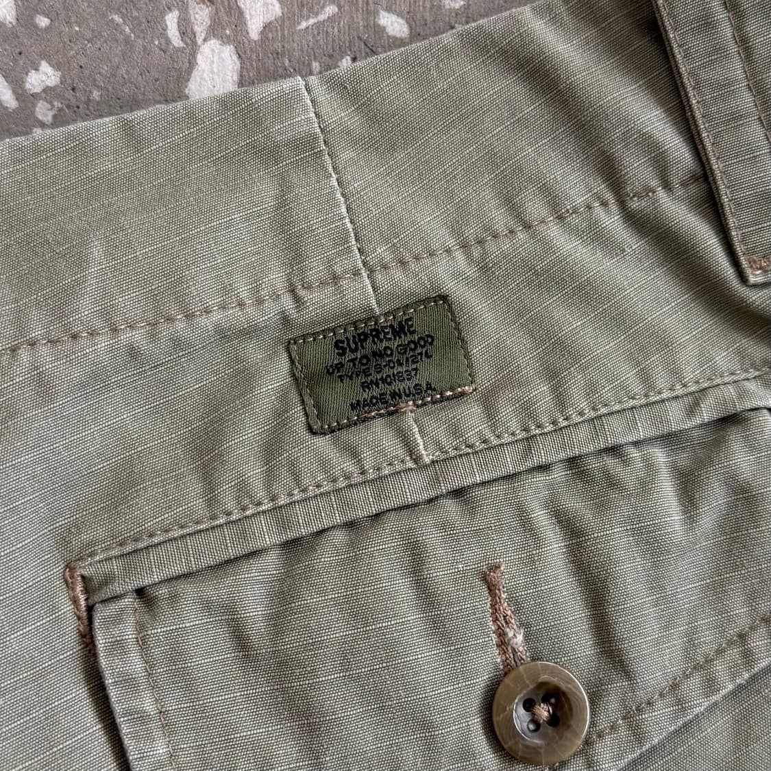 90-00s 올드 슈프림 카고 팬츠 상품이미지7