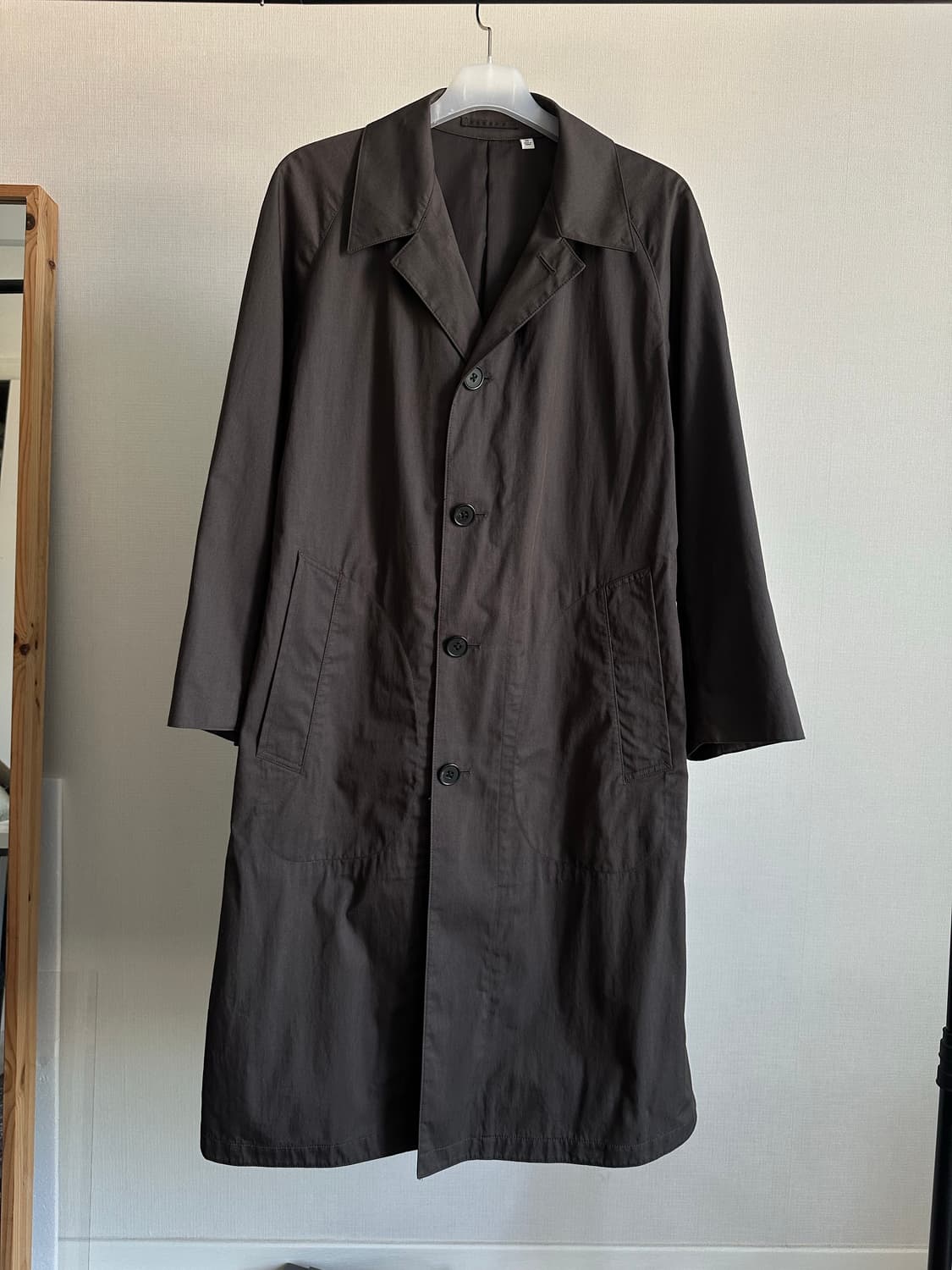 유니클로U 트렌치 코트 XS 그레이 상품이미지2