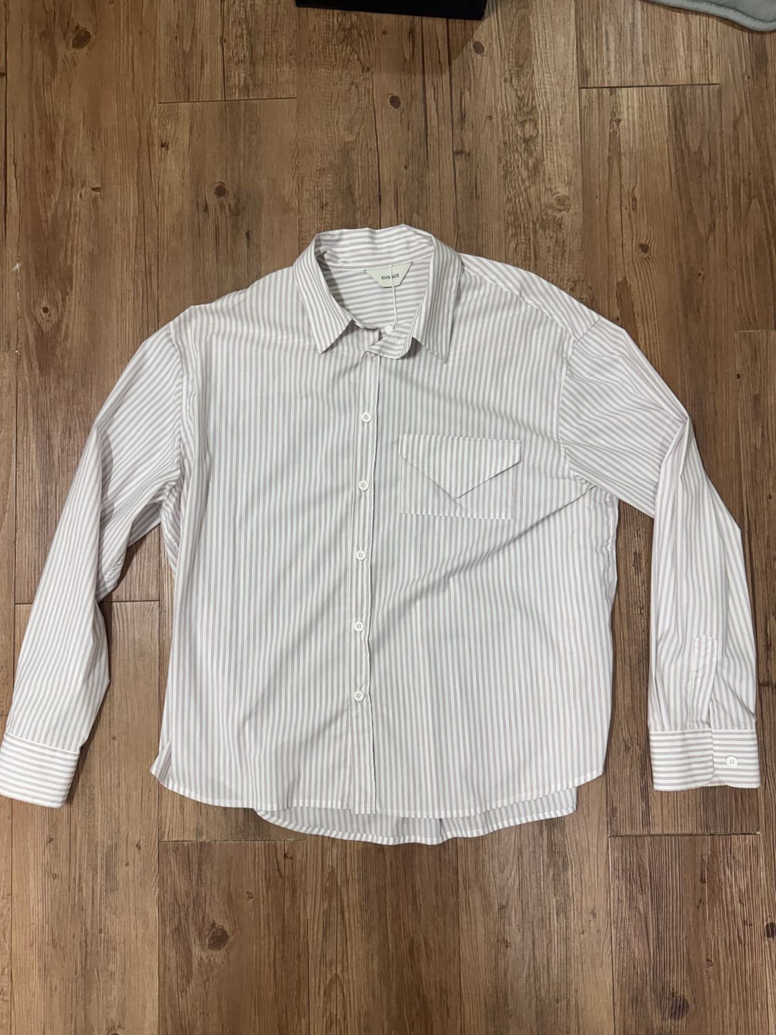 ENRAGE PINSTRIPE LETTER SHIRT L 상품이미지5
