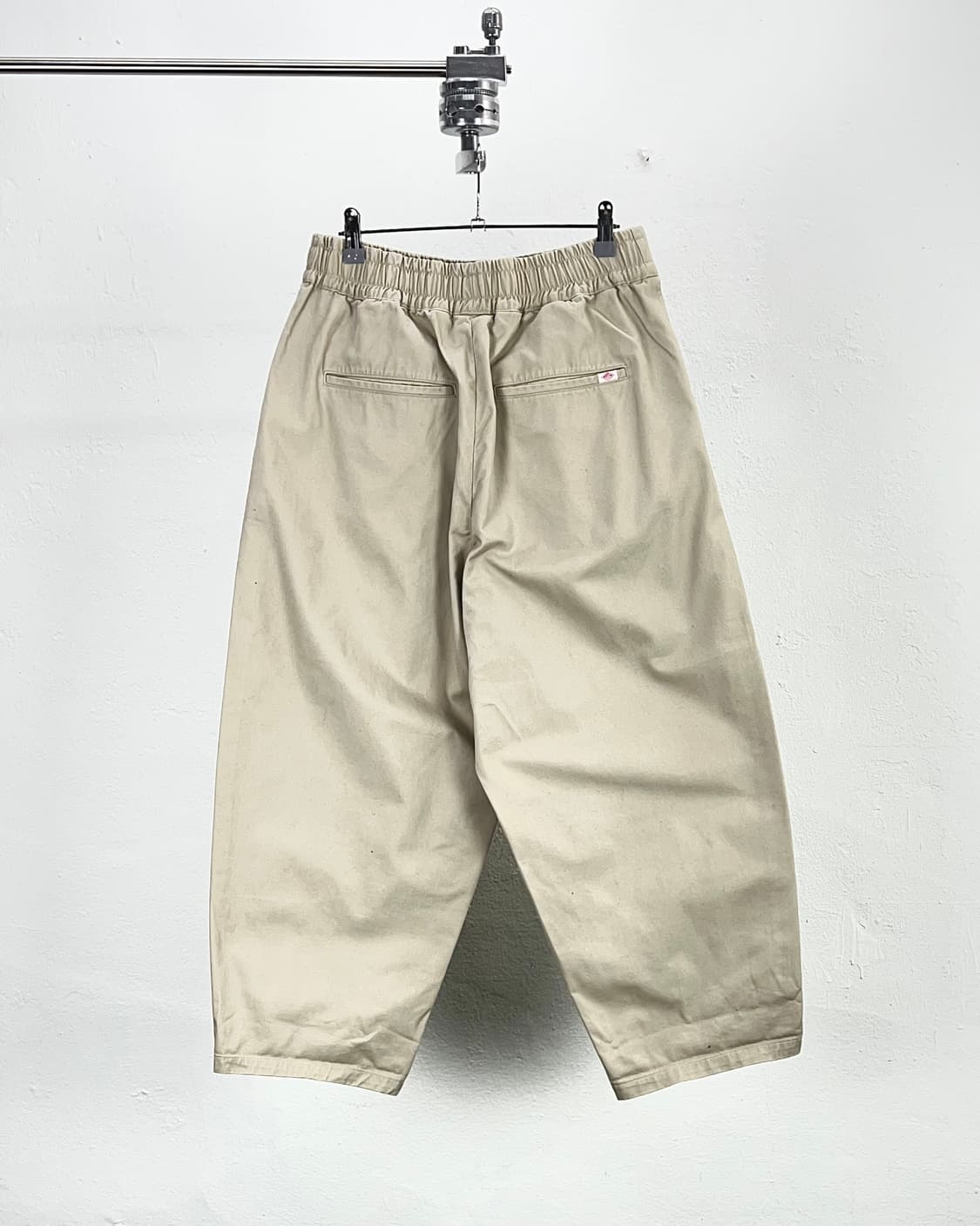 단톤 베이지 밴딩 사이드 포켓 코튼 벌룬 팬츠 상품이미지6