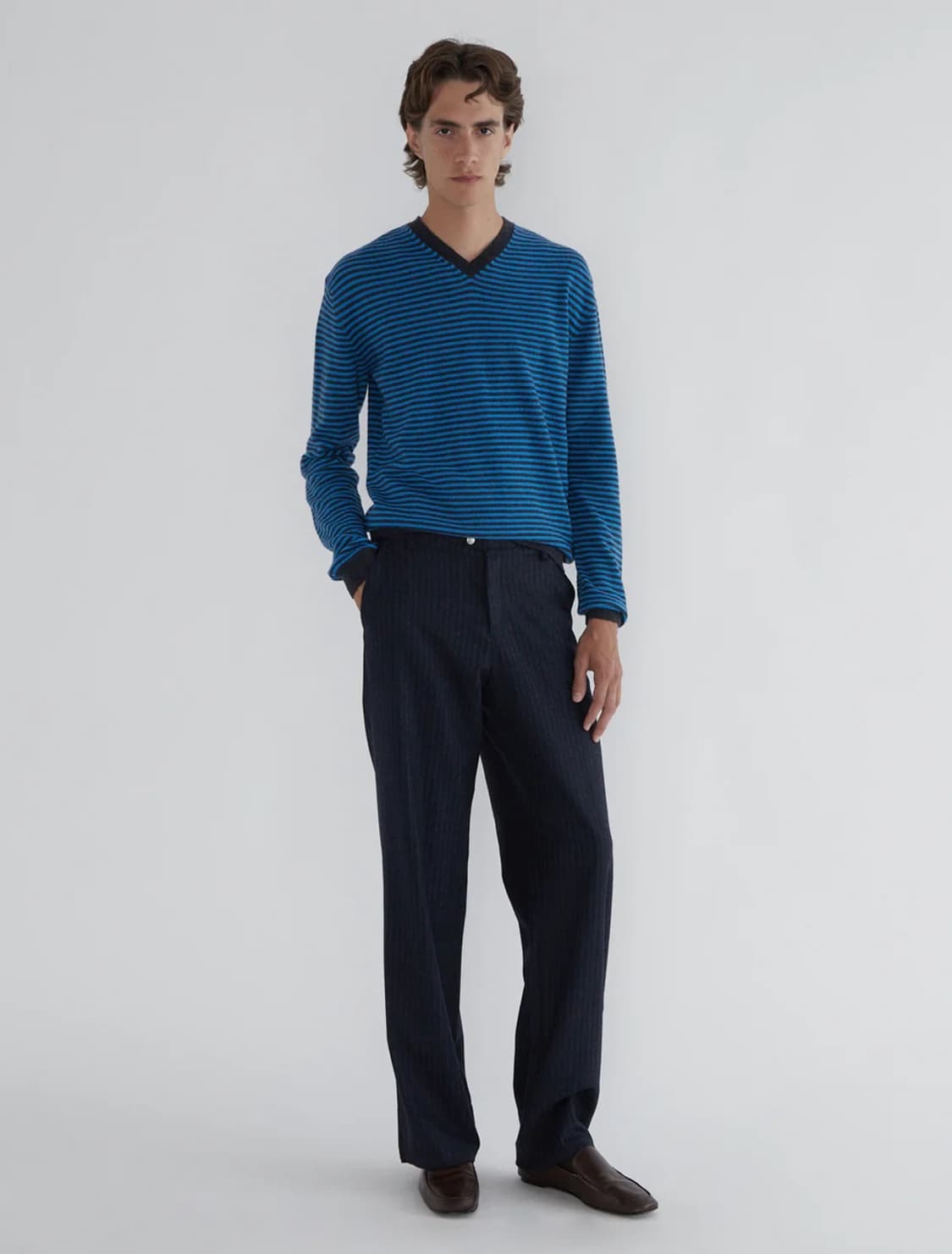 [M,L]팔로마울 Leo 스트라이프 니트 상품이미지7