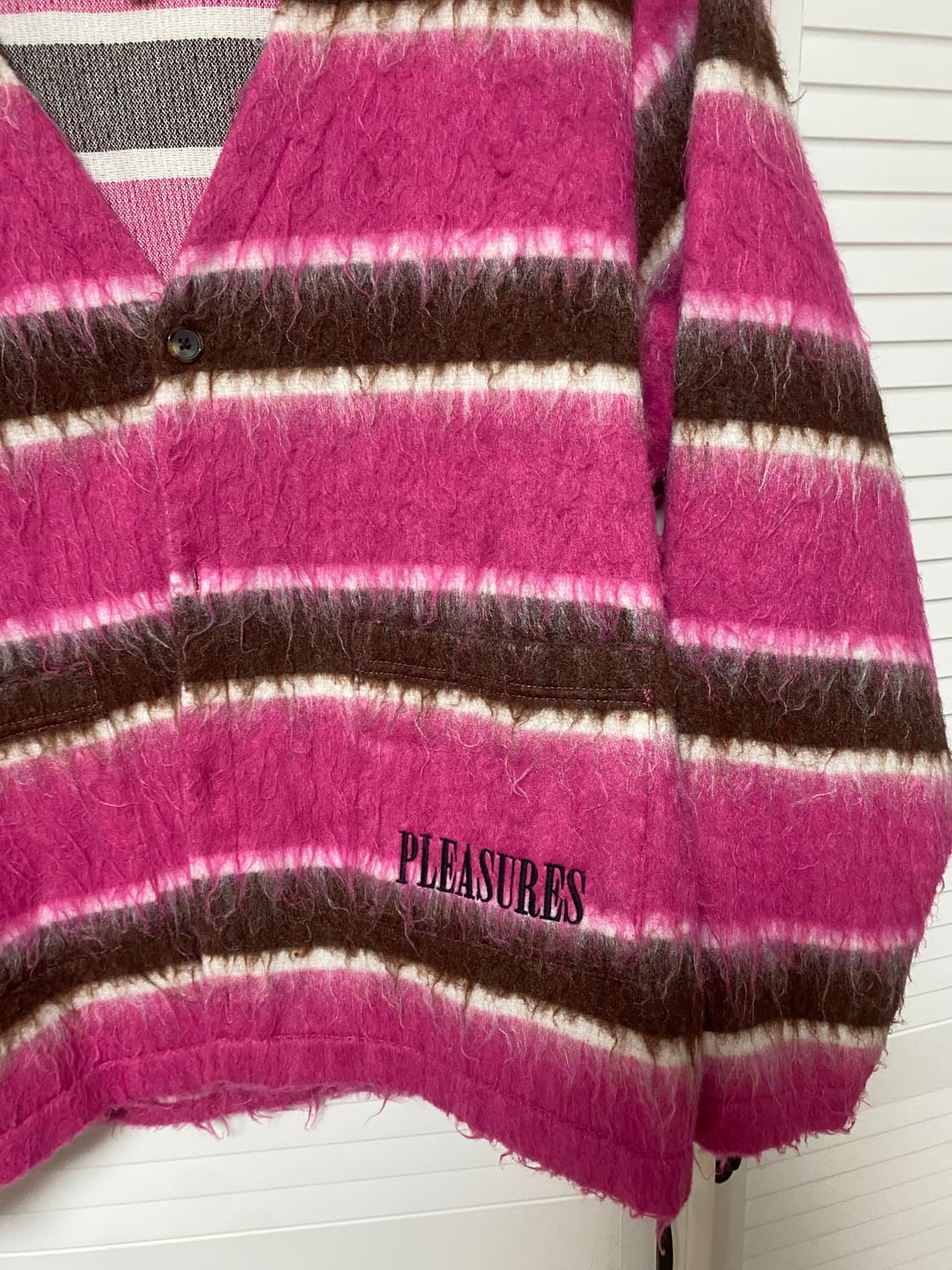 Pleasures 플레져스 모헤어 가디건 상품이미지4