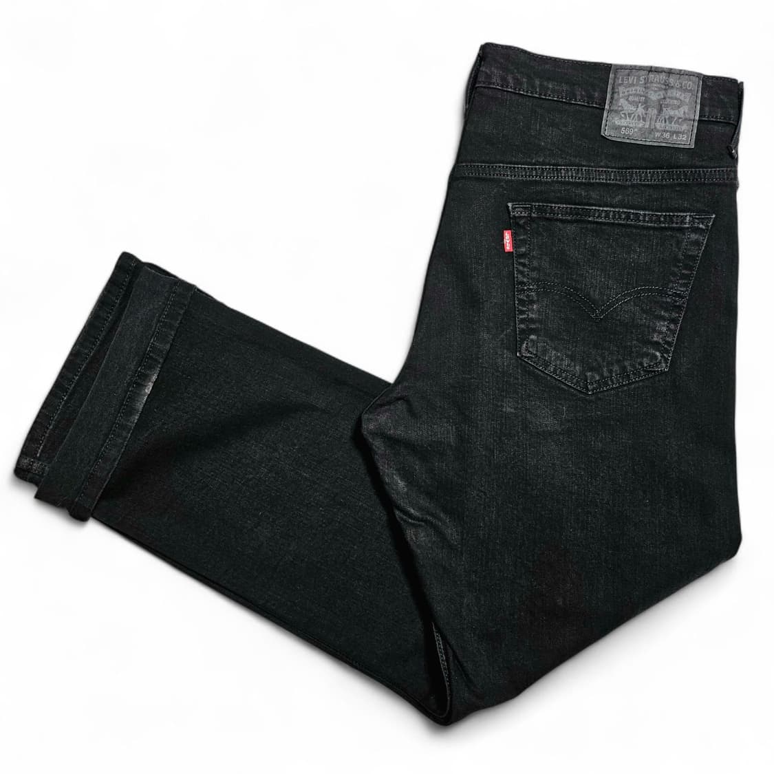 [36X32][리바이스]569™블랙탭 루즈 스트레이트 데님 진 블랙 상품이미지3