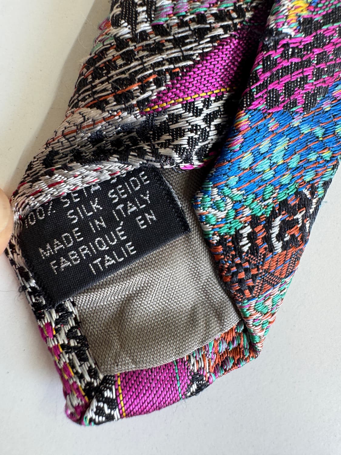 미쏘니 (Missoni) 실크 넥타이 10cm 상품이미지6