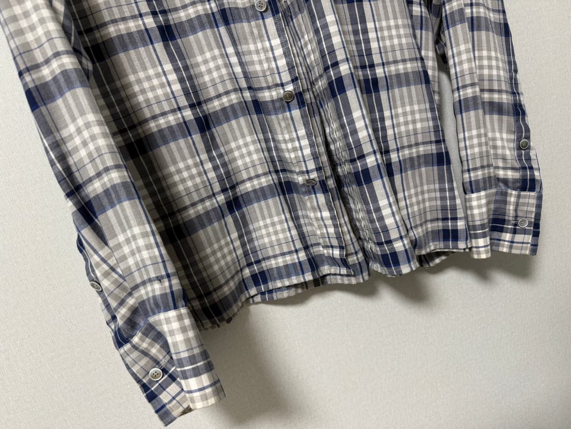 [2] rbu 체크셔츠 그레이 2size 상품이미지3