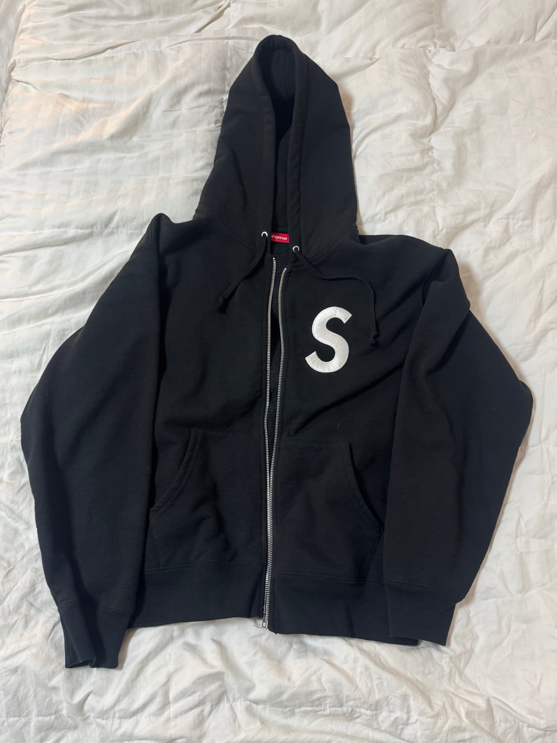 슈프림 S로고 후드집업 S 상품이미지1