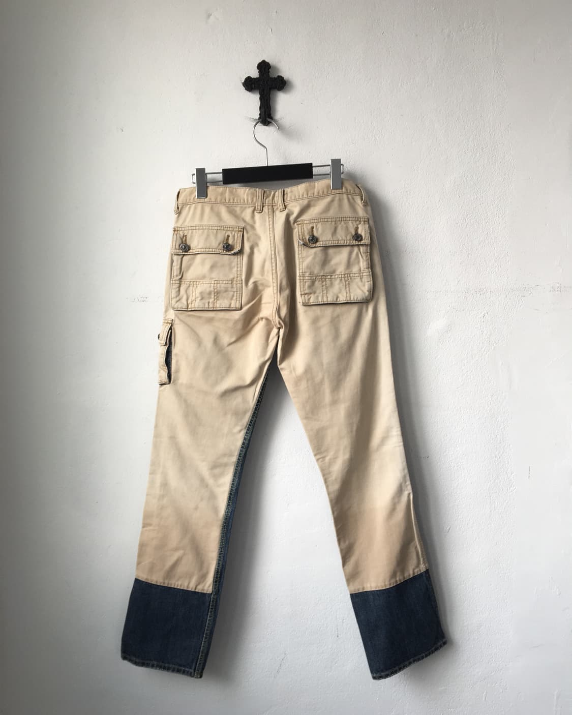 Damage pocket patch point denim pants 상품이미지3