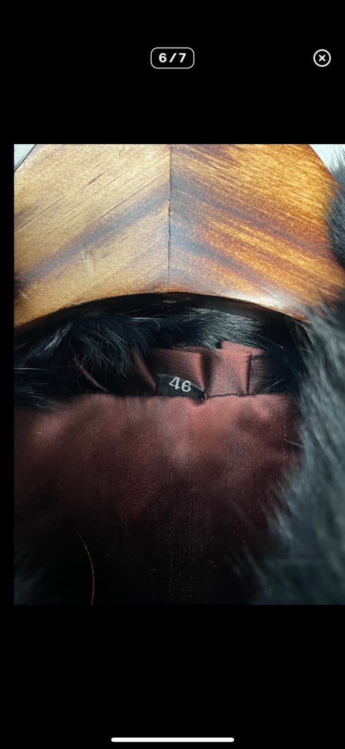 빈티지 블랙 퍼 코트 A2966 상품이미지6