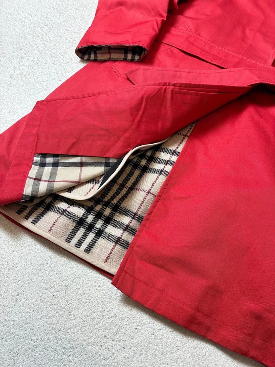 버버리 아카이브 안감 노바체크 트렌치 코트 PN7533 상품이미지7