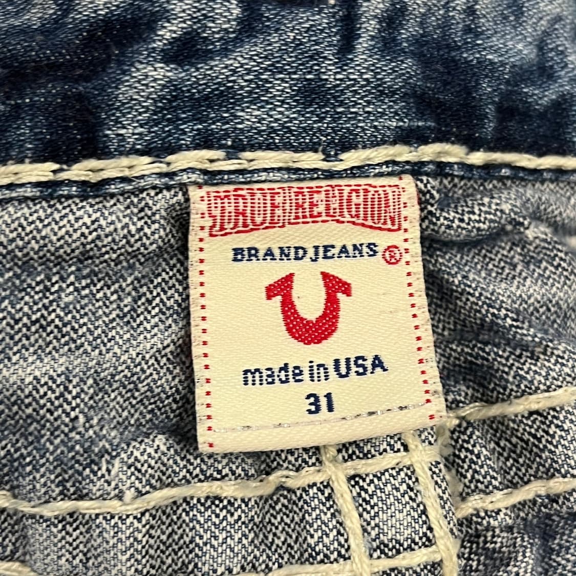 [정품/31] 트루릴리젼 워싱 청바지 데님 b19 상품이미지5