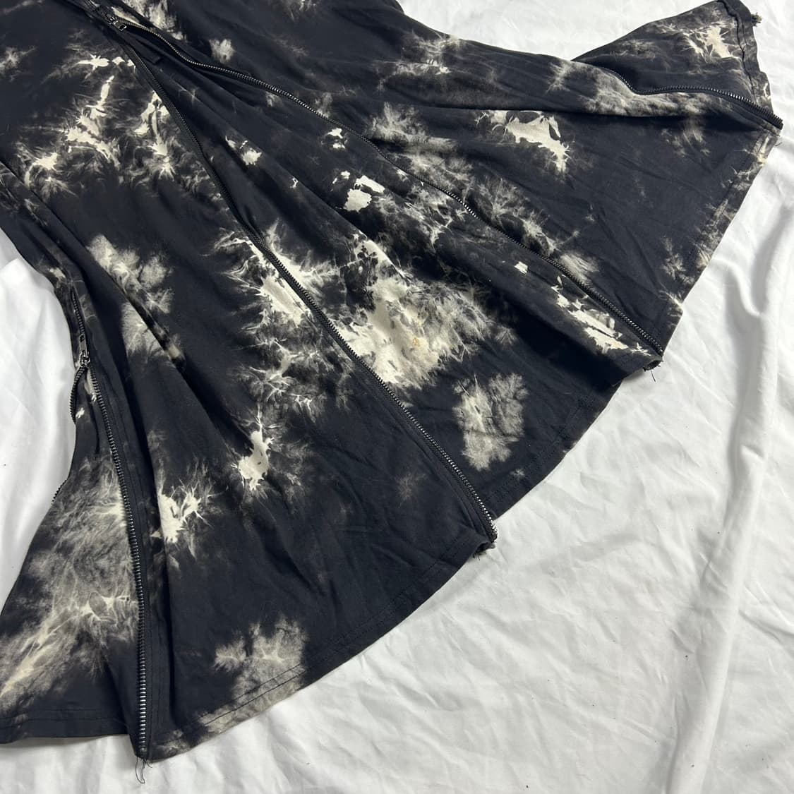 [JPN] 빈티지 타이다이 지퍼 디테일 플레어 롱 스커트 상품이미지4