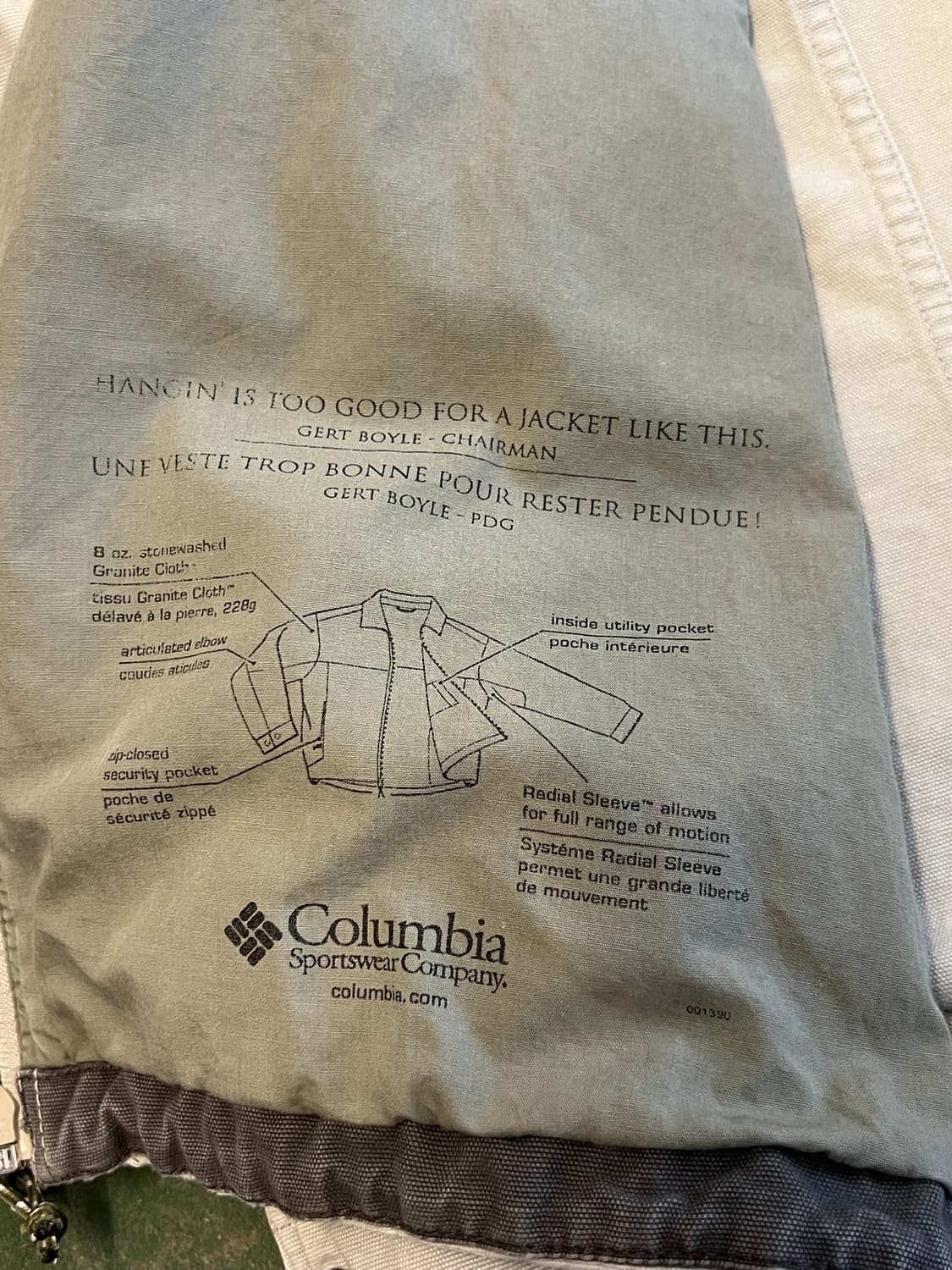 [M] 올드 콜롬비아 코튼 캔버스 필드 자켓 상품이미지7