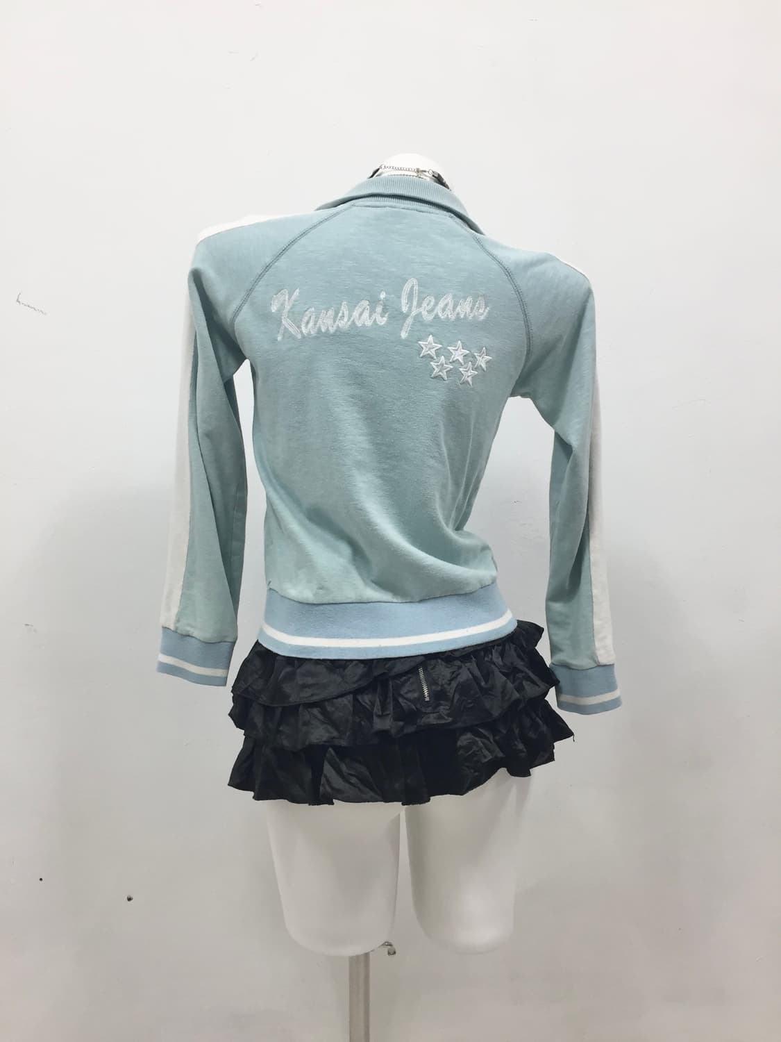 [KANSAI JEANS] 하늘 구름맛 갸루 집업 상품이미지4