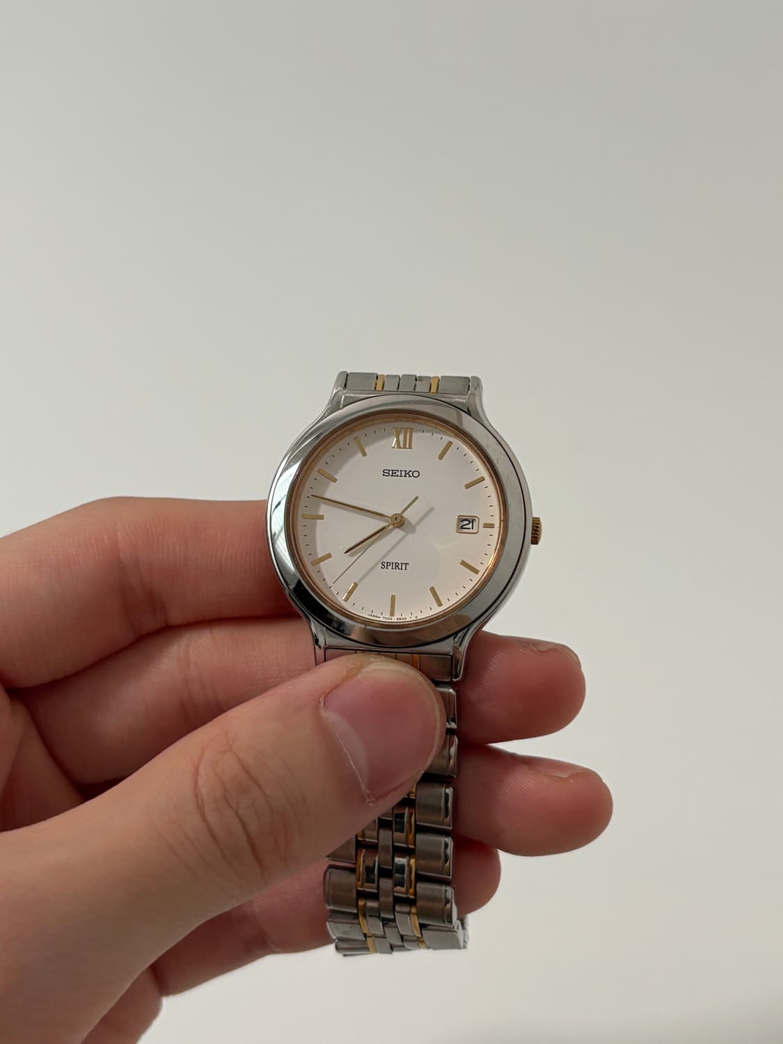 90s spirit white dial combi quartz  상품이미지3