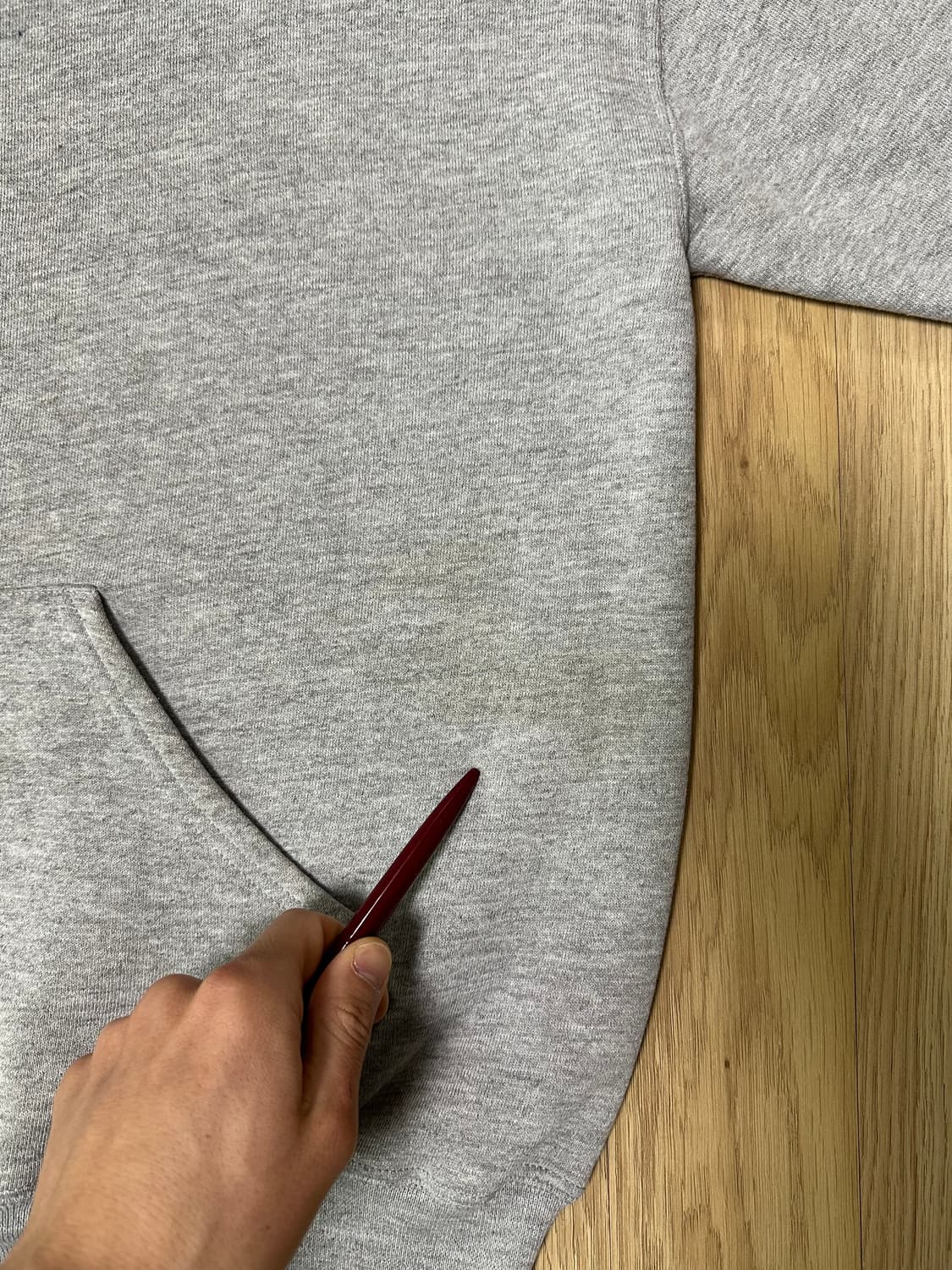 90s 빈티지 러셀 후드 그레이 XL 상품이미지7