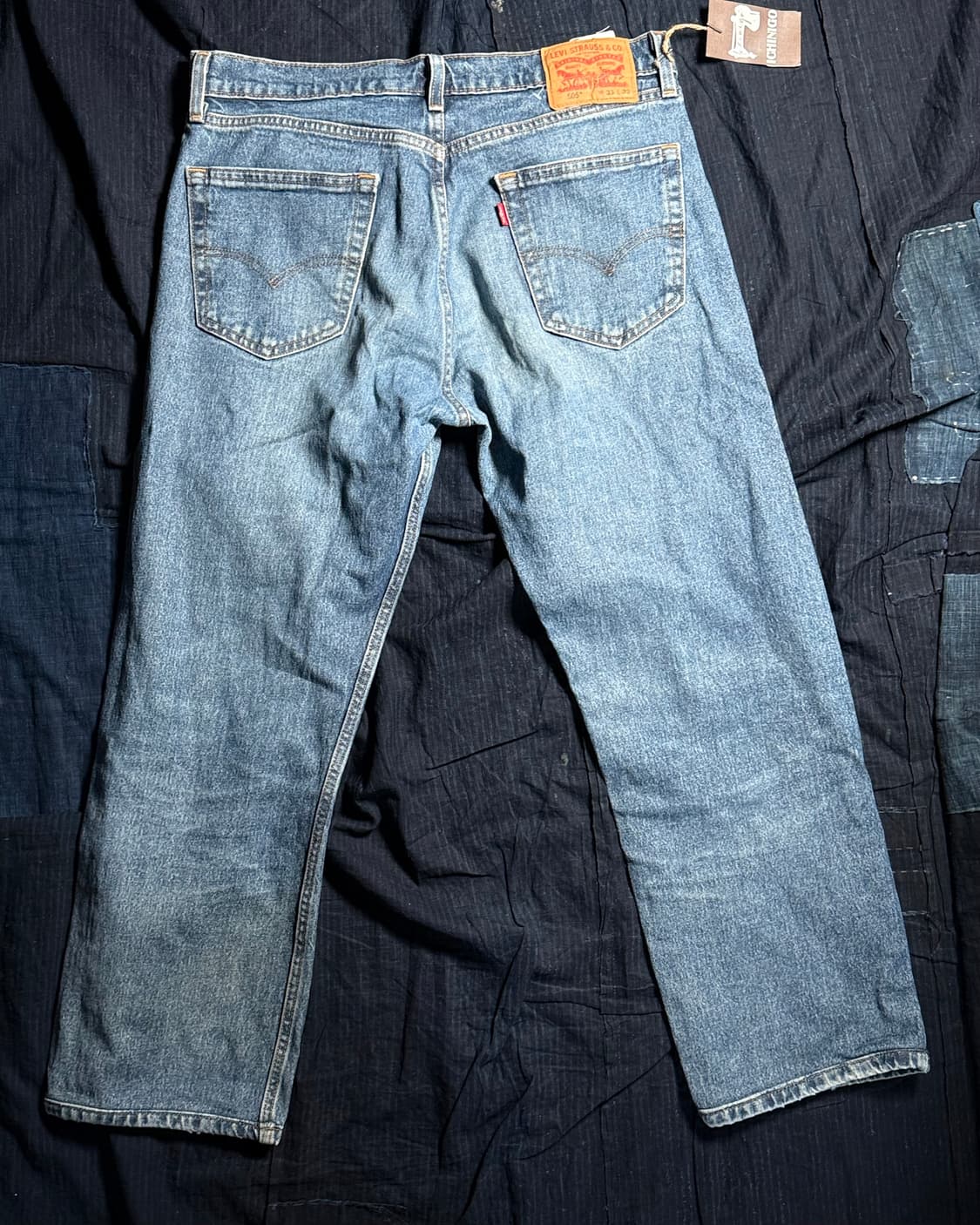 리바이스 505 레귤러핏 데님 팬츠 33 상품이미지7