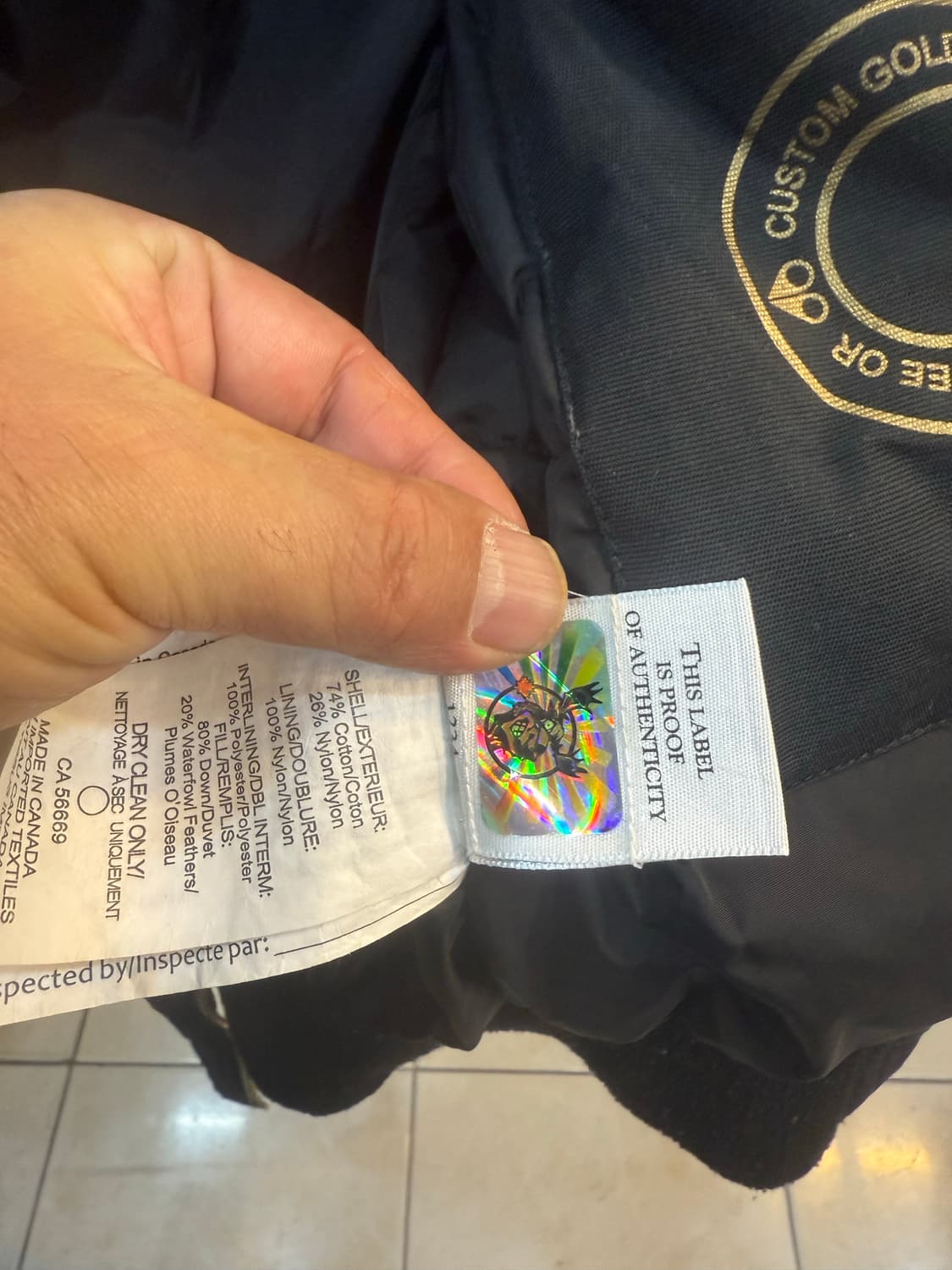 44-55 정품 무스너클 골드에디션 금장 발리스틱붐버 팝니다 상품이미지7