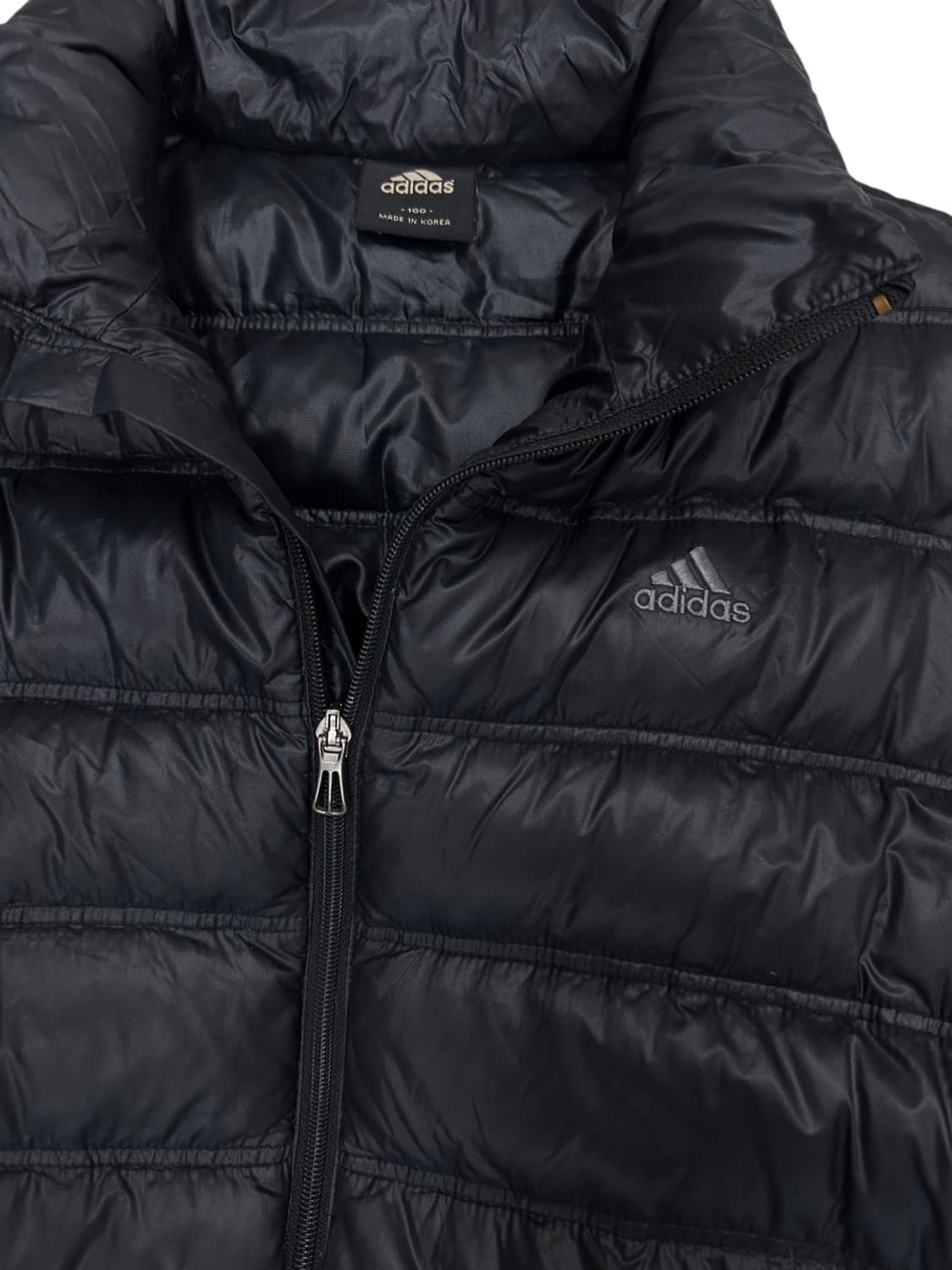 아디다스 올드스쿨 구스다운 경량패딩 블랙 (L) 상품이미지4