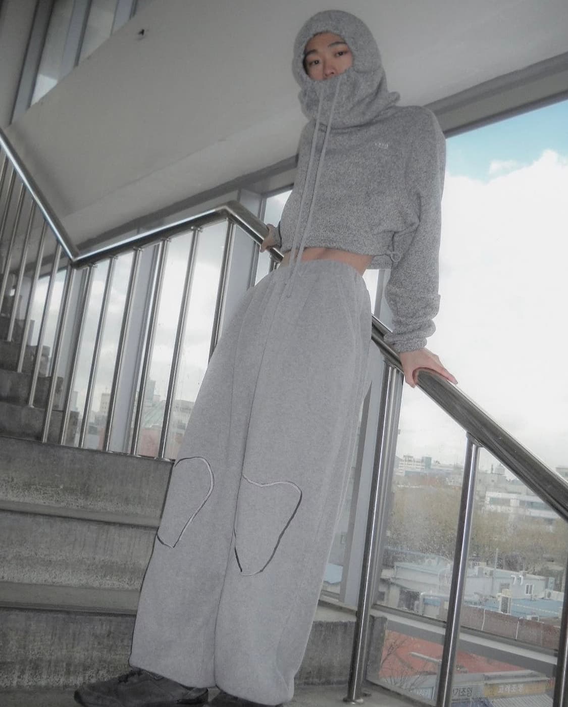 TENSEDANCE heart fleece pants 상품이미지3