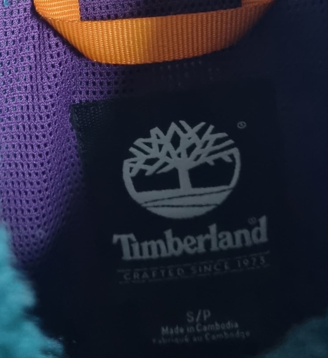 오버핏 S ) 팀버랜드 멀티컬러 플리스 후리스 집업 상품이미지3