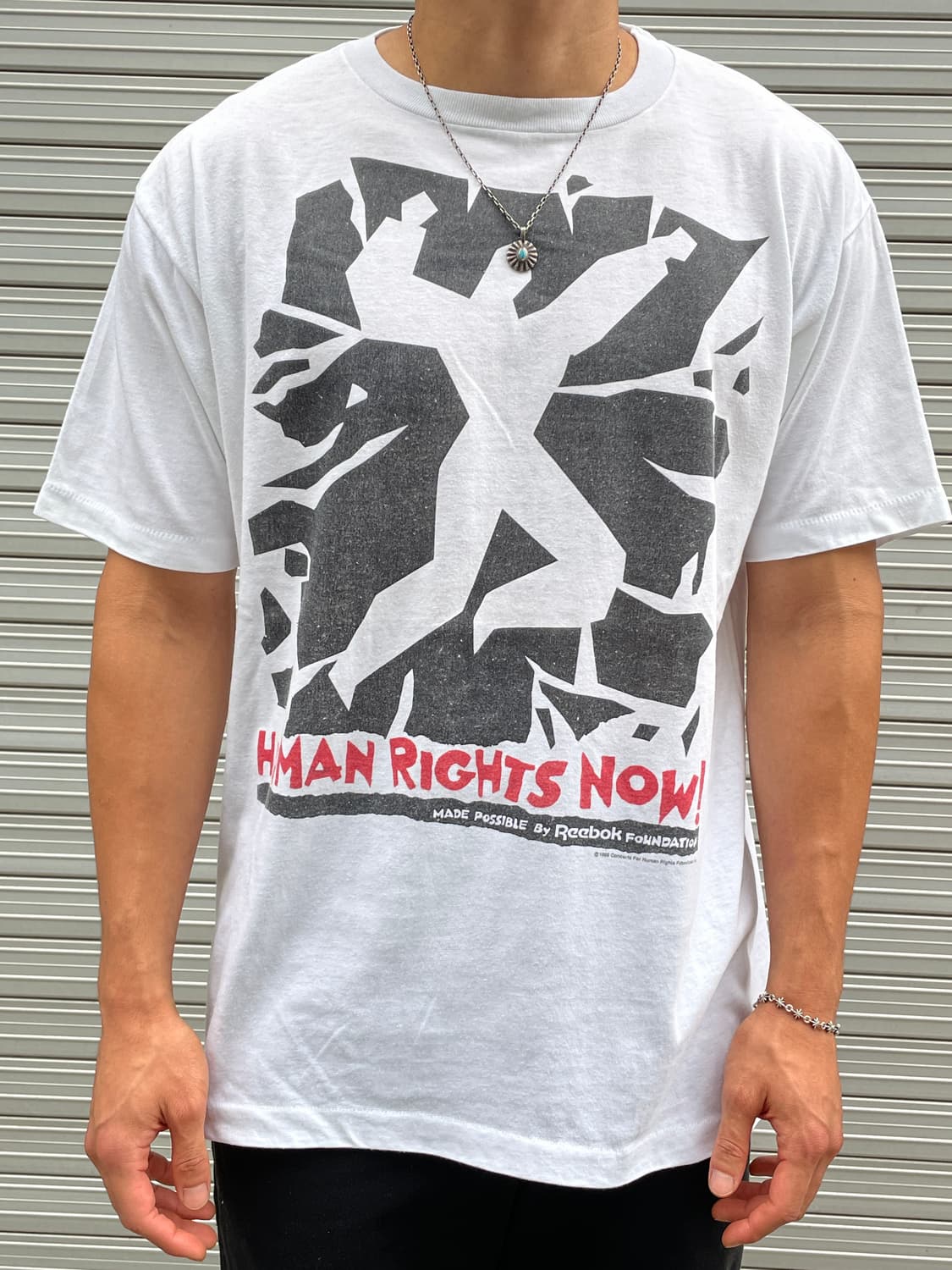 80s Reebok “Human Rights Now!” Tour T 상품이미지3