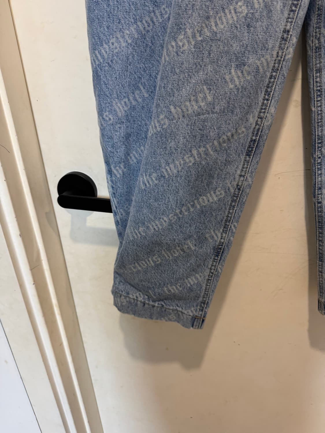 더미스테리어스호텔 로고 데님 팬츠 상품이미지7