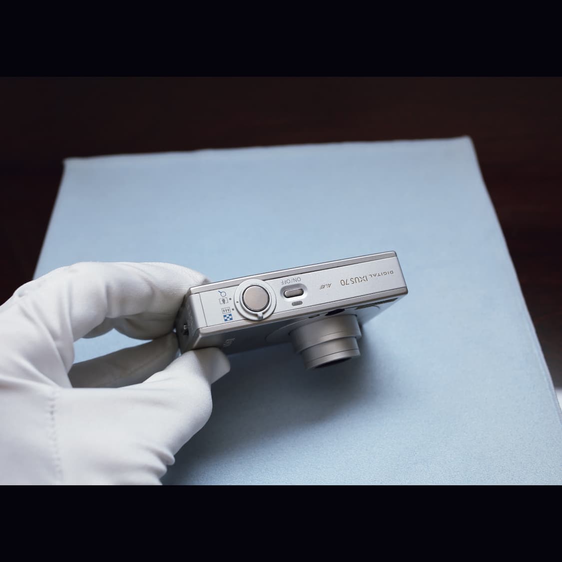 레어<한글> 캐논 ixus70 익서스 70 실버 빈티지 디카 상품이미지3