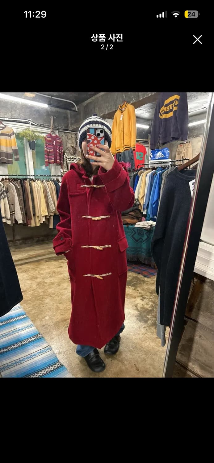 레드 더플코트 떡코 상품이미지2