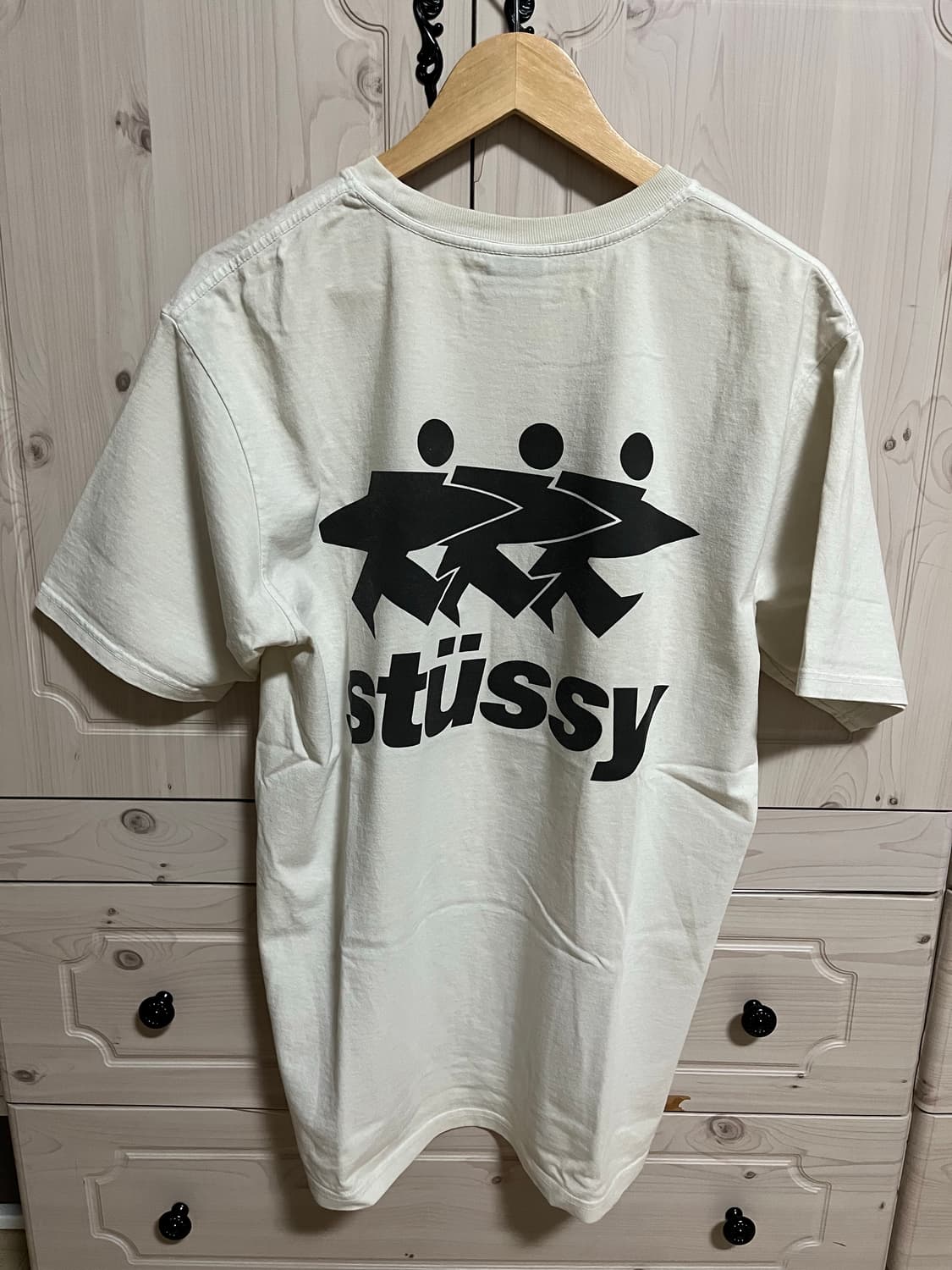 스투시 서프워크 피그먼트 다이드 티셔츠 내츄럴 상품이미지3