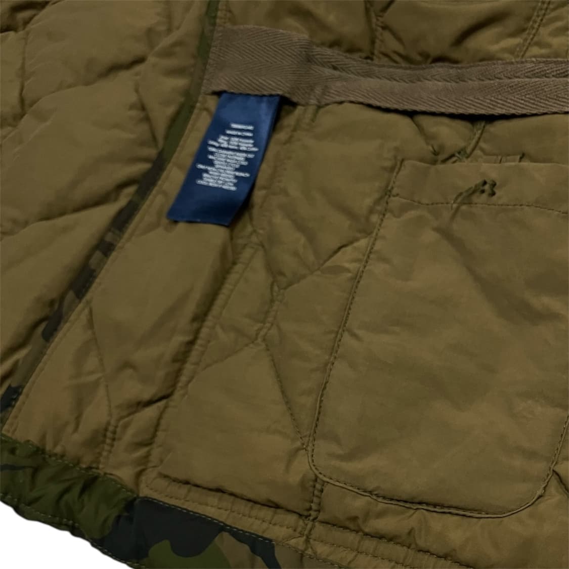 폴로 카모플라쥬 패딩 바람막이 S 상품이미지6