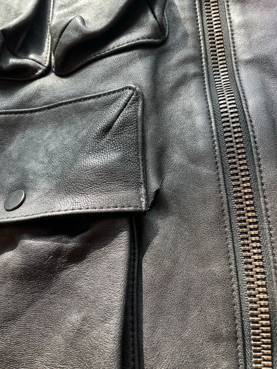 블라인드파일즈 리저렉션 마운틴 레더파카 상품이미지4