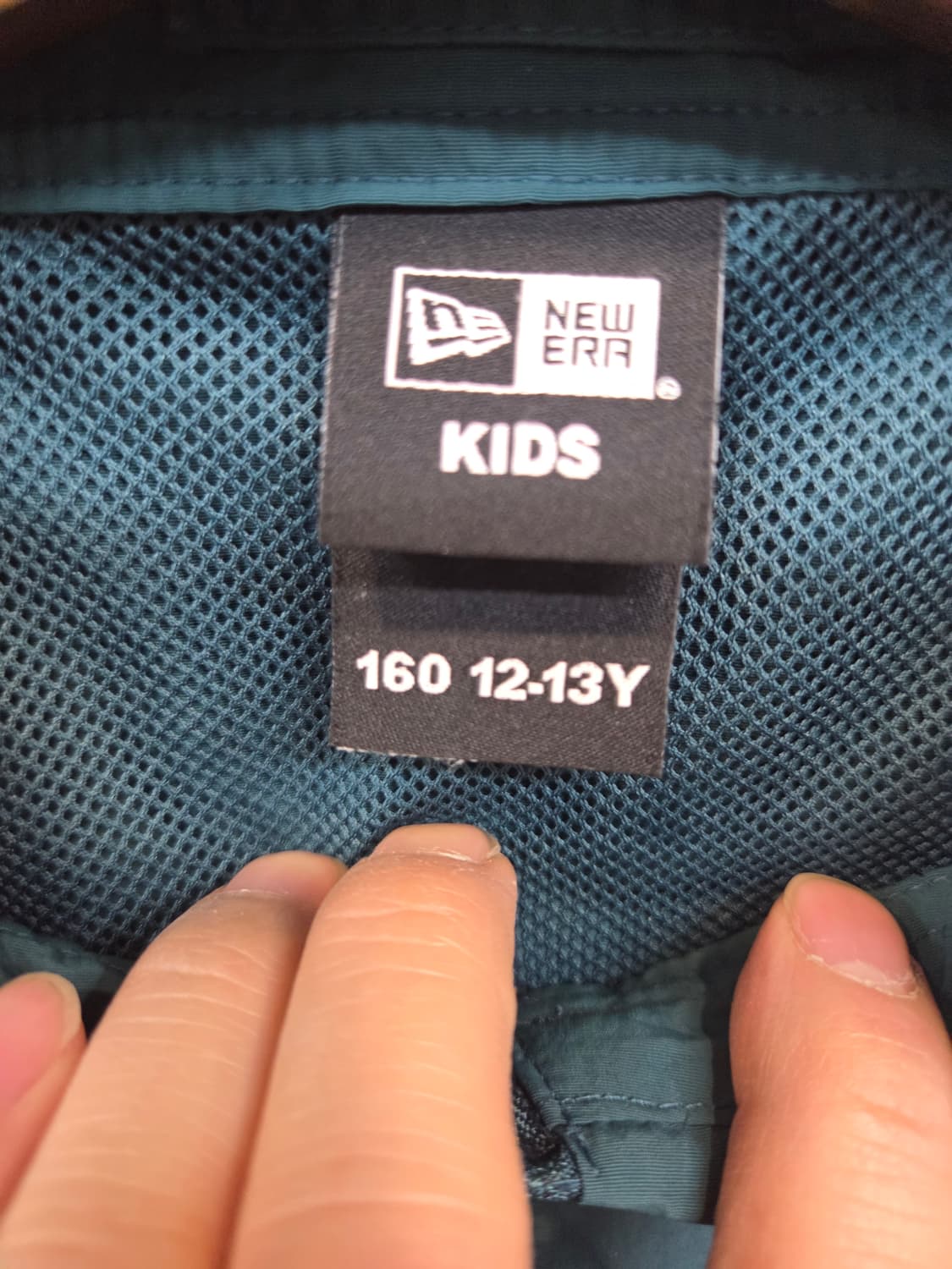 뉴에라 키즈 주니어 la 다져스 아노락 우븐 반팔 160  상품이미지3