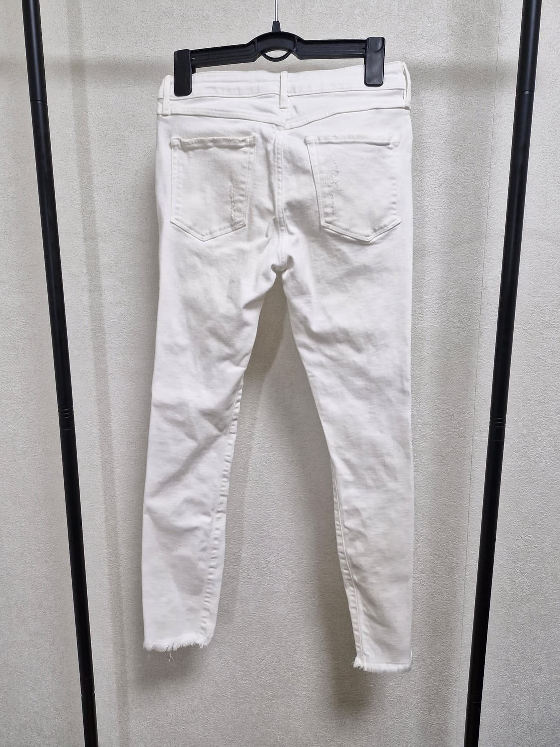 [24] 3x1 화이트 디스 스키니 데님진 상품이미지3