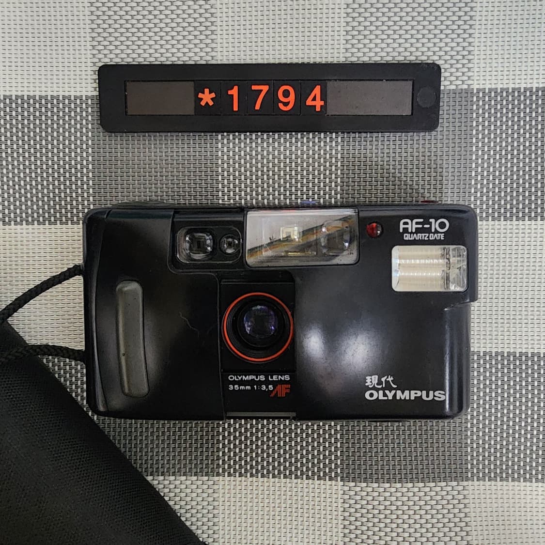 올림푸스 AF-10 데이터백 필름카메라 파우치포함 상품이미지2