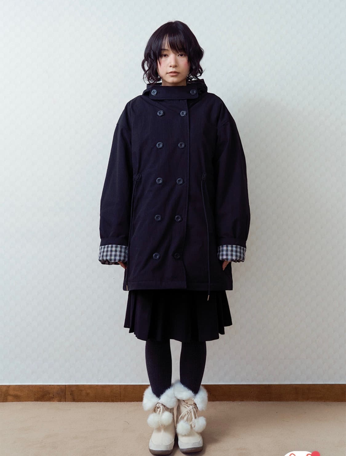 오피쉬 CLOBUTTON PADDING JACKET 개횬 야상패딩 상품이미지1